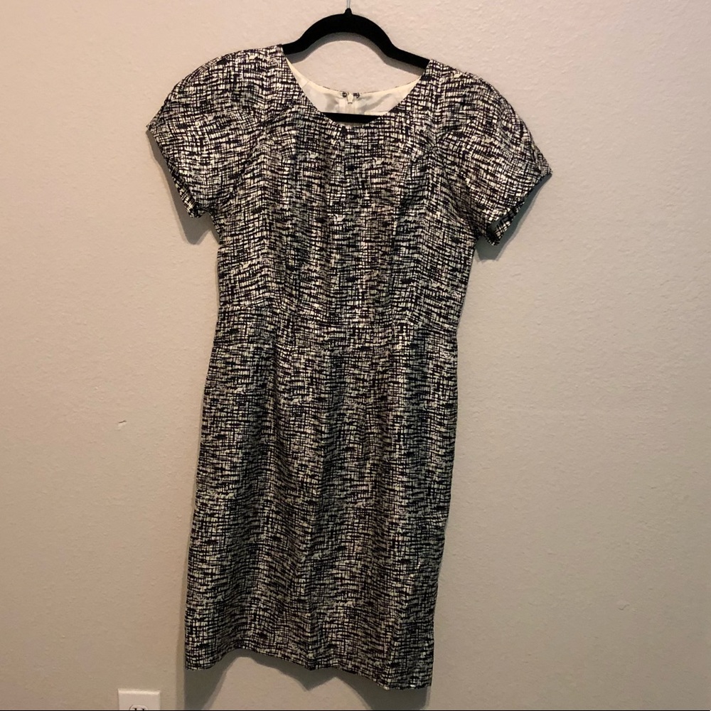 Banana Republic 100% Silk Print Dress